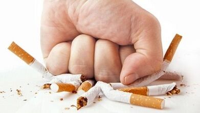 Rejection of nicotine as a way to restore power after 50